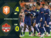 Highlight กระชับมิตรทีมชาติ เนเธอร์แลนด์ 4-0 แคนาดา