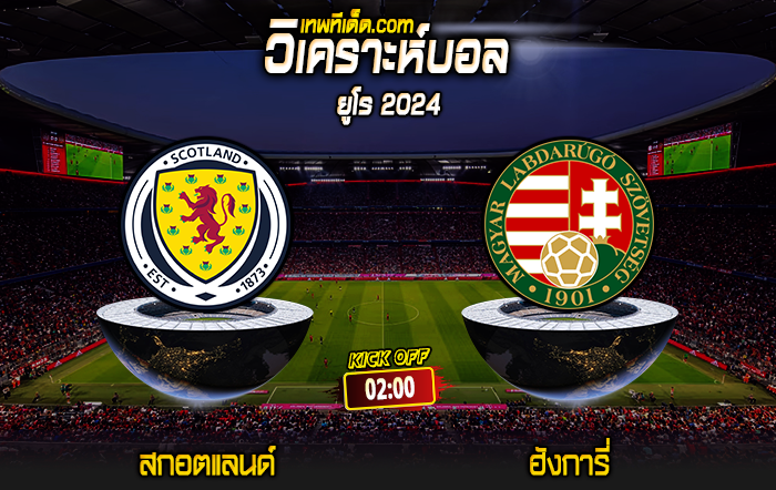 Score 2024-6-23 สกอตแลนด์ vs ฮังการี่