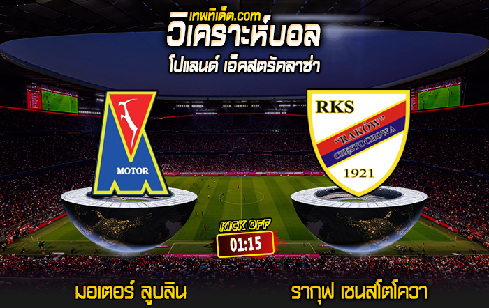 Score 2024-7-21 มอเตอร์ ลูบลิน vs รากุฟ เชนสโตโควา