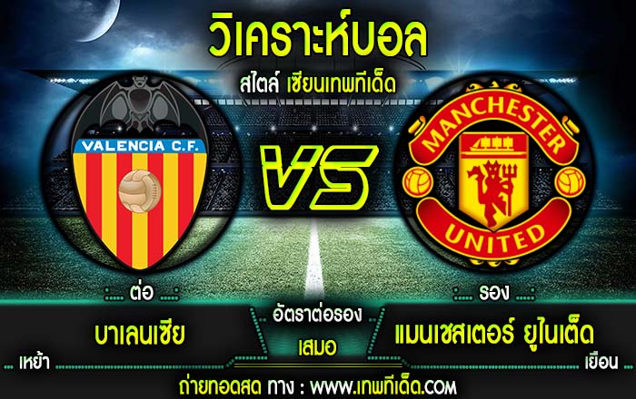 บาเลนเซีย vs แมนเชสเตอร์ ยูไนเต็ด