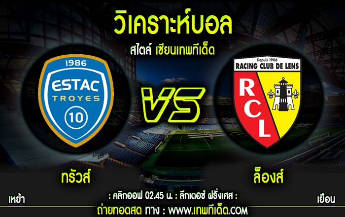 จันทร์ ทรัวส์ vs ล็องส์